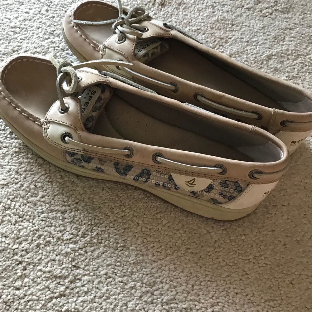 Cheetah print Sperry Top-sider